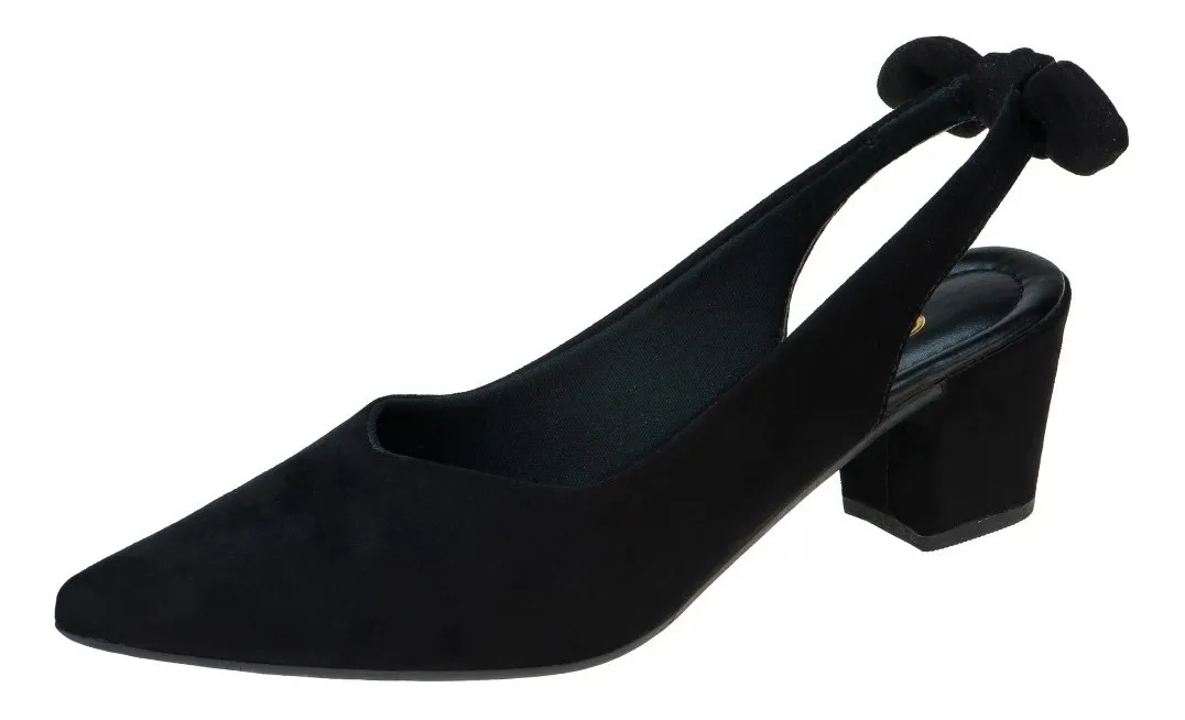 GIGIL.OFICIAL | Sapato Mule Salto Alto Grosso Scarpin Sapatilha Feminina G3 - R$ 39,99