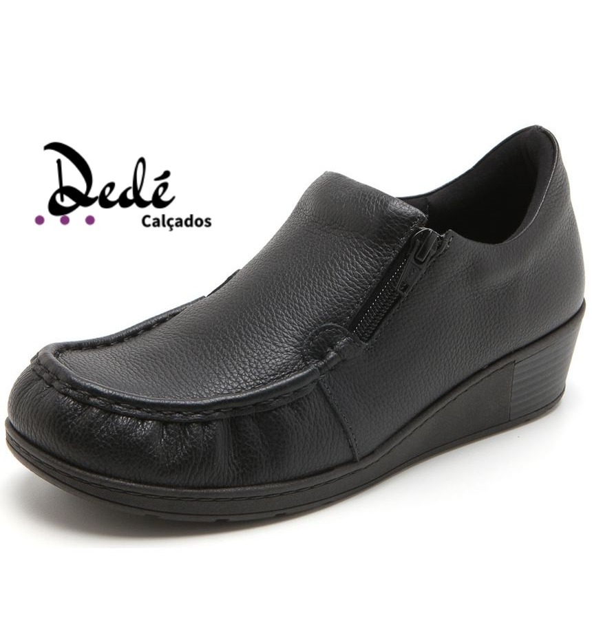 sapato ortopédico feminino preto