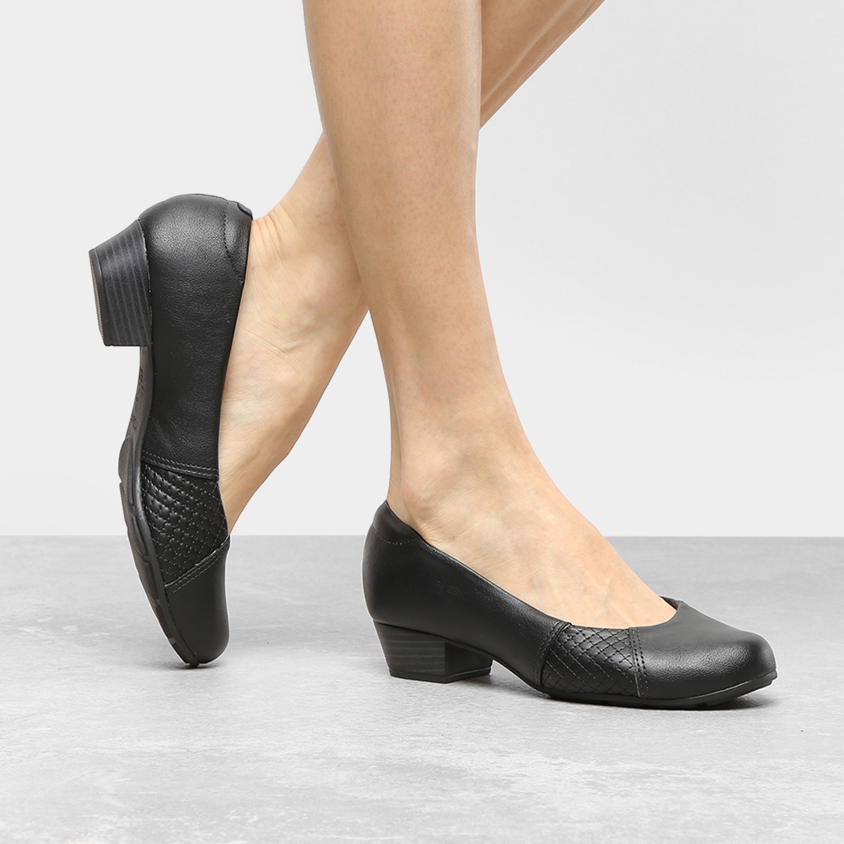 sapato ortopédico feminino preto