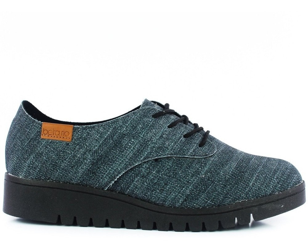 Sapato Oxford Beira Rio Solado Tratorado Preto - 4174.101 - R$ 119,90 em Mercado Livre