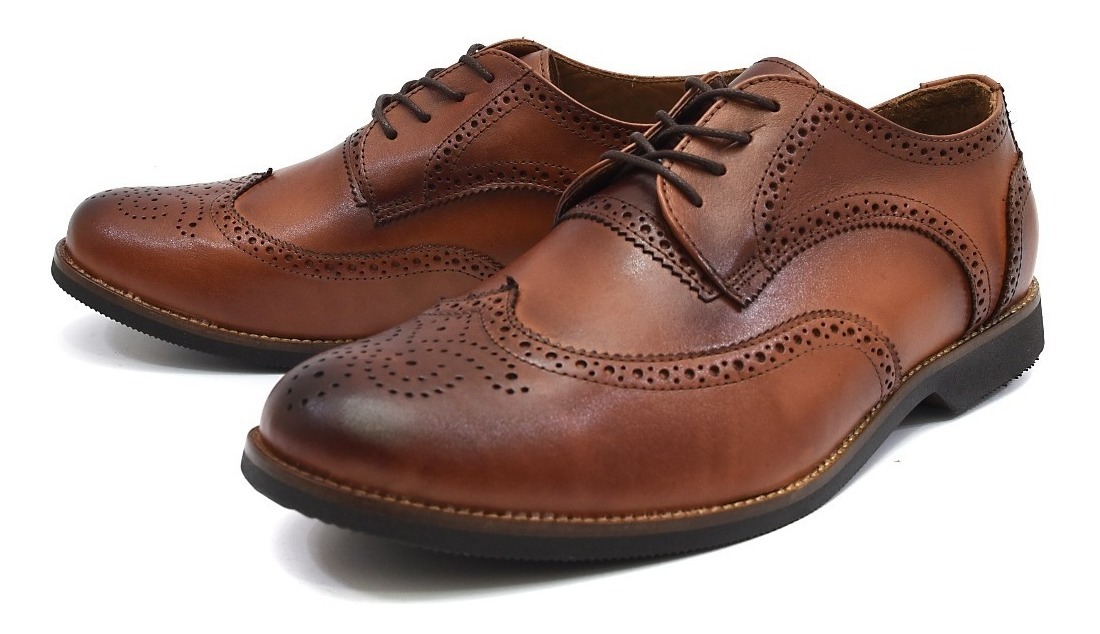 Sapato Social Masculino Oxford Esporte Fino Em Couro 6900 - R$ 196,90 em Mercado Livre