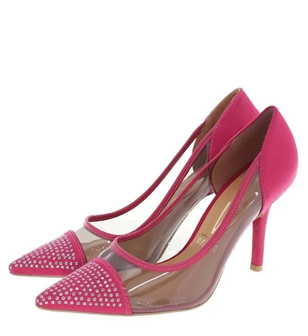 scarpin vizzano transparente