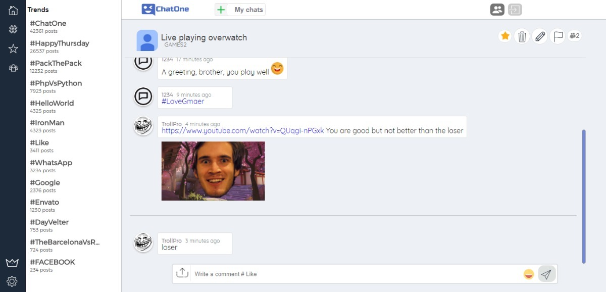 chat de 15 a 17