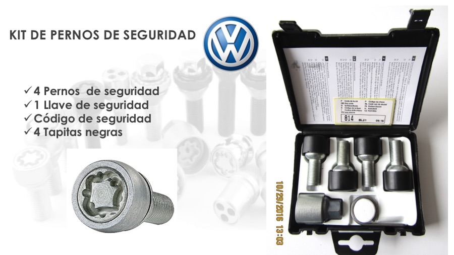 Perno de seguridad volkswagen