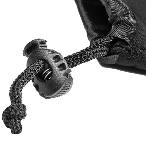 Funda de neopreno para objetivo de c/ámaras r/éflex digitales color negro Selens impermeable, con cord/ón para Nikon, Canon, Pentax, Olympus, Panasonic, Sony