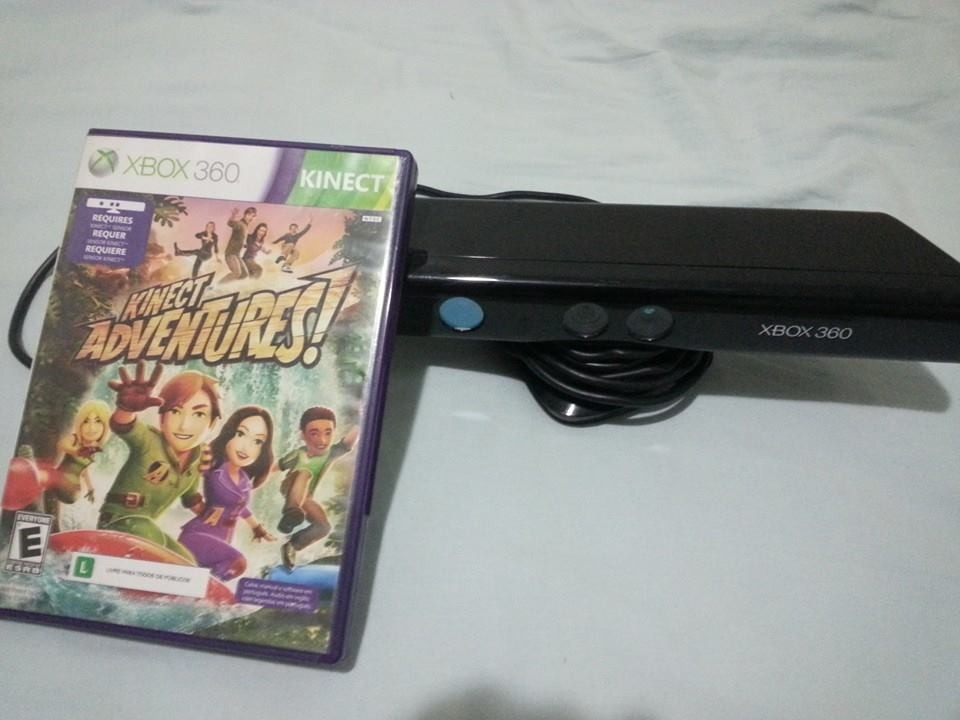 Sensor Kinect + Jogo Original Xbox 360 - Menor Preço - R ...