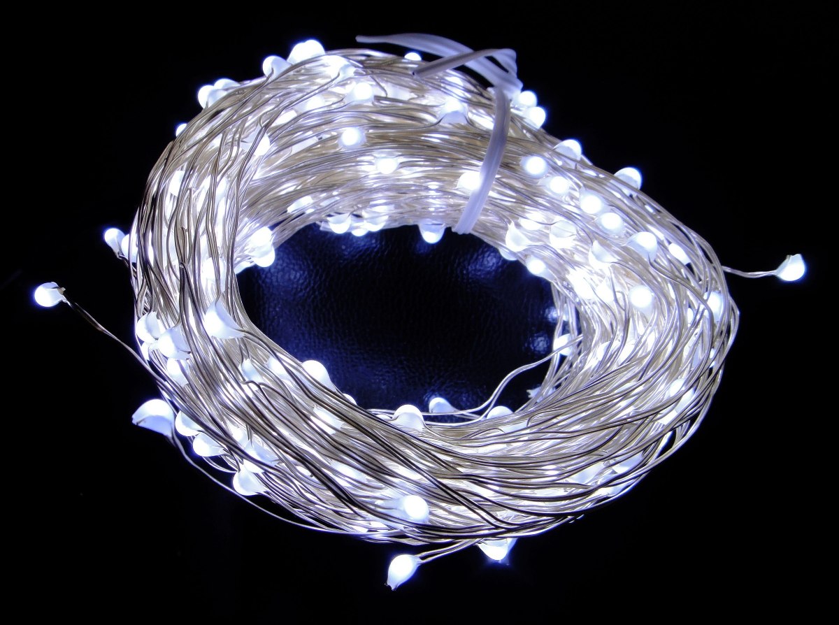 Serie 350 Luz Led Blanca Cascada Fiesta Navidad Envío Gratis 950.00