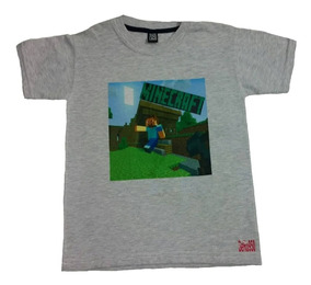 Sero Remera Estampada Minecraft Para Niño - roblox heli wars t shirt laptop skin
