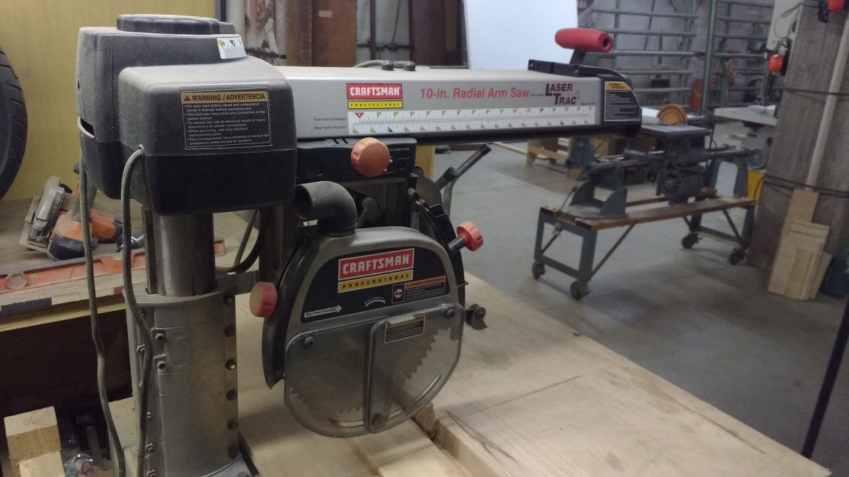 serra radial craftsman 3hp
