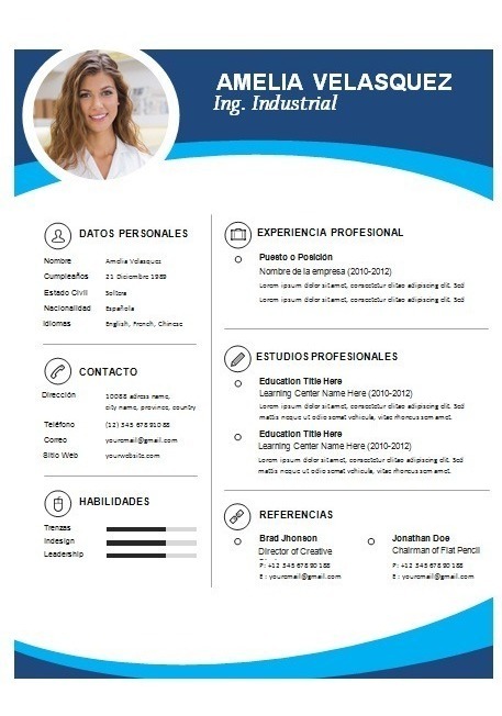 set 23 plantillas editables en word para elaborar curriculum plantillas para curriculum