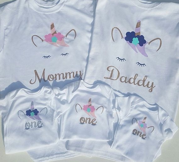 playeras de unicornio para cumpleaños