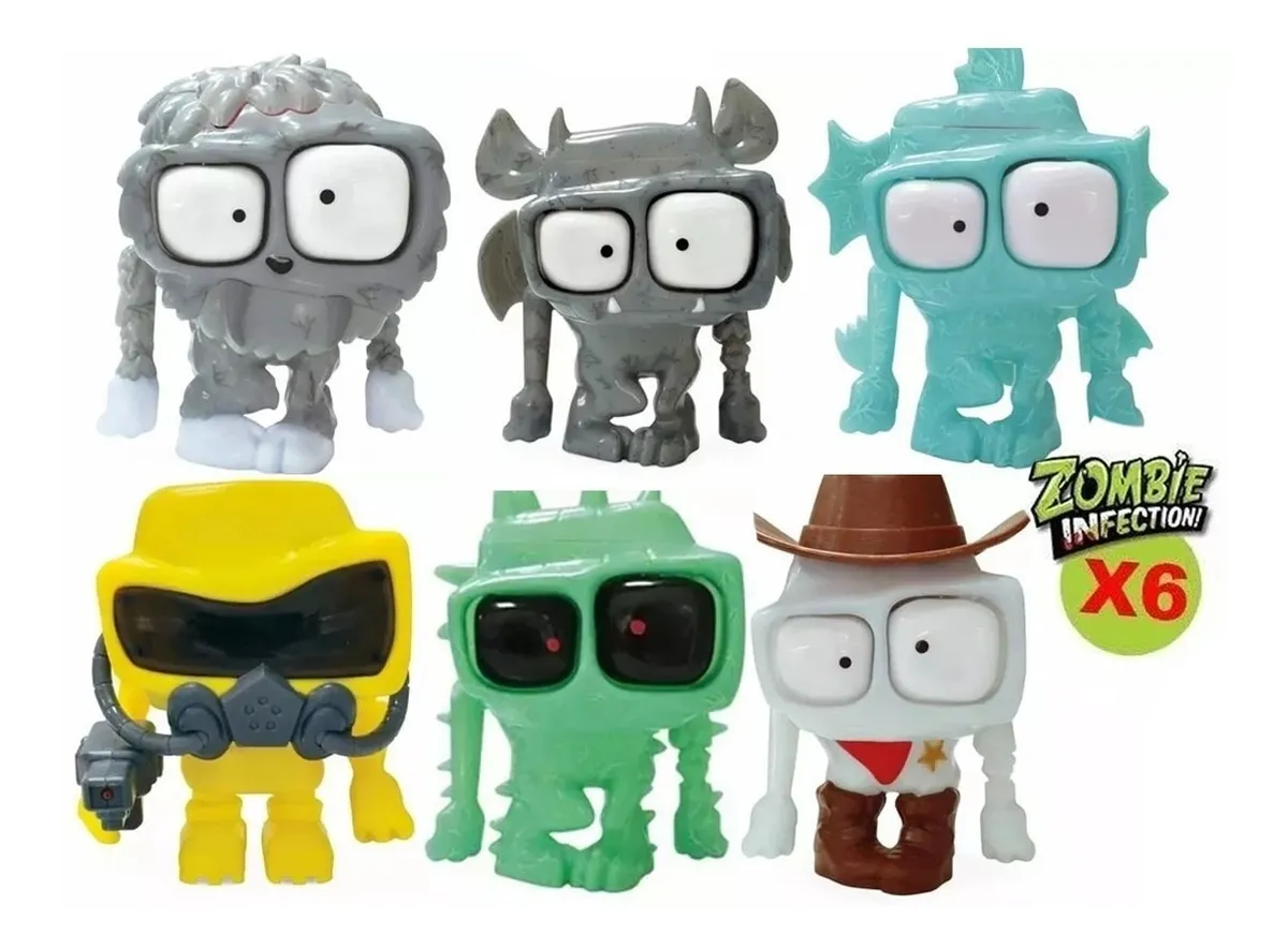 zombie infection muñecos