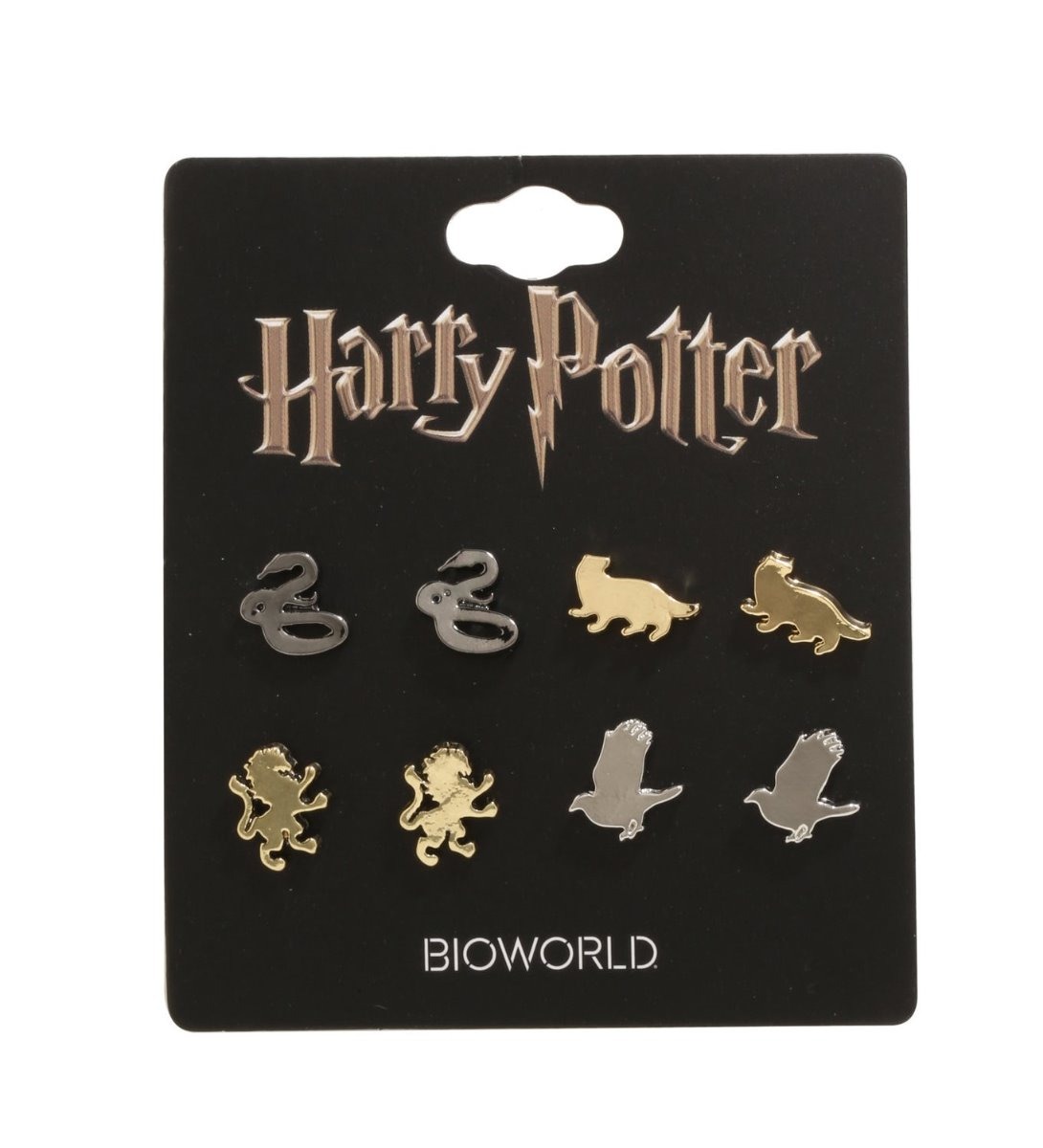 Casa De Harry Potter Metal Aretes