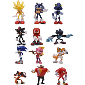 Set De 12 Figuras De Sonic The Hedgehog