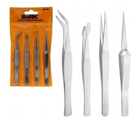 Pinzas Set De 4 Piezas Ideal Para Artes y artesanías joyas y Electrónica!
