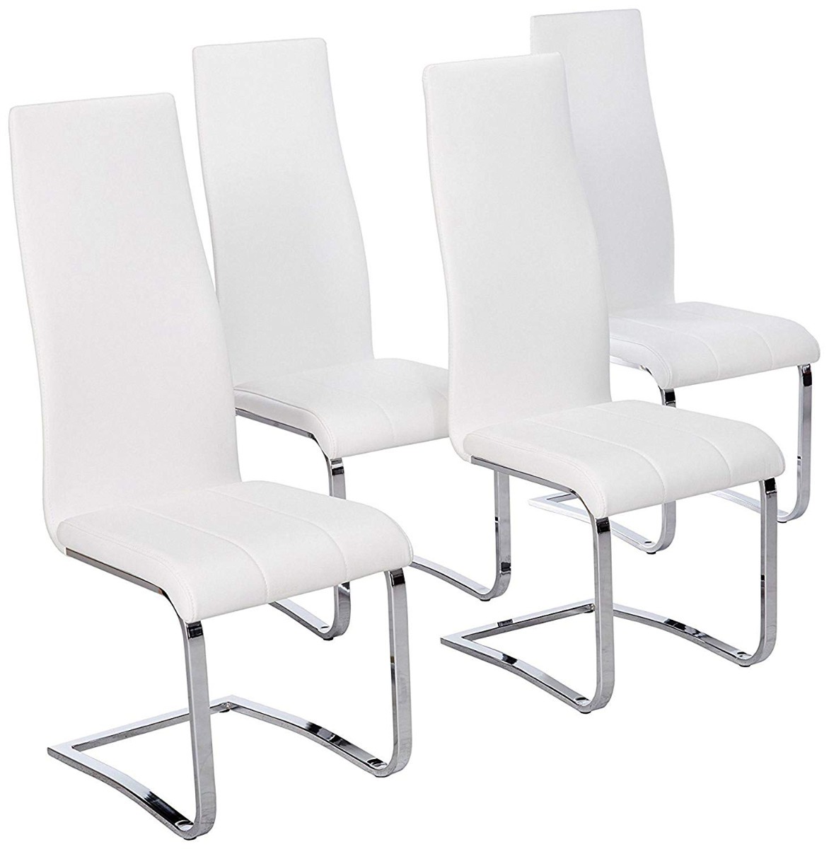 Set De 4 Sillas Comedor Ejecutivas Blancas Crom Envio Gratis ... Set De 4 Sillas Comedor Ejecutivas Blancas Crom Envio Gratis ...