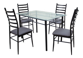 Sillas Set Comedor Mainstays 18a007 De Mesa4 Jx Vidrio PTZOXiku
