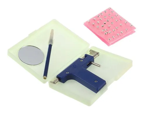 Set De Pistola Para Perforar Orejas, Nariz, Ombligo, Cuerpo