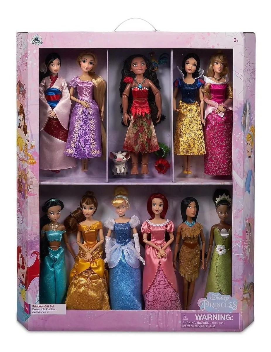 Rainbow toys mx | Set Deluxe 11 Princesas Disney Colección Disney Store, 2019 - $ 3,963.00