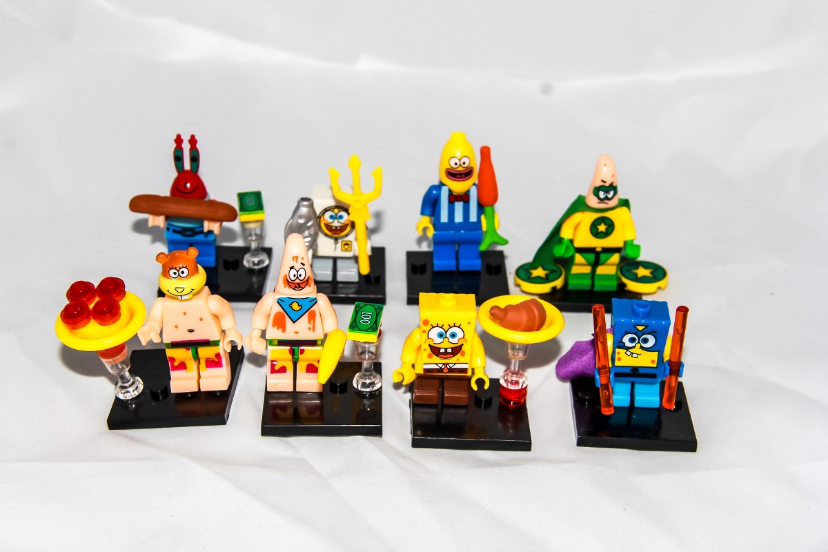 Set Lego Compatible 8 Figuras Bob Esponja 14.000 en Mercado Libre