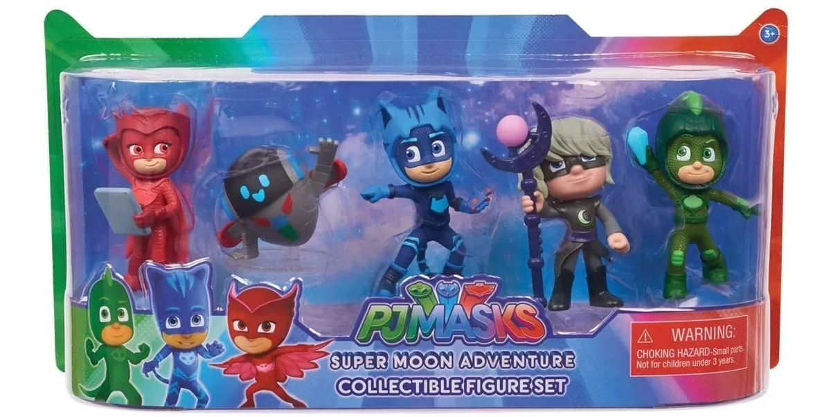 muñecos de heroes en pijamas