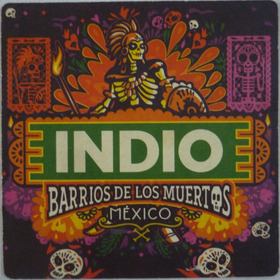 Set Portavasos Cerveza Indio, Edición Barrios De Los Muertos