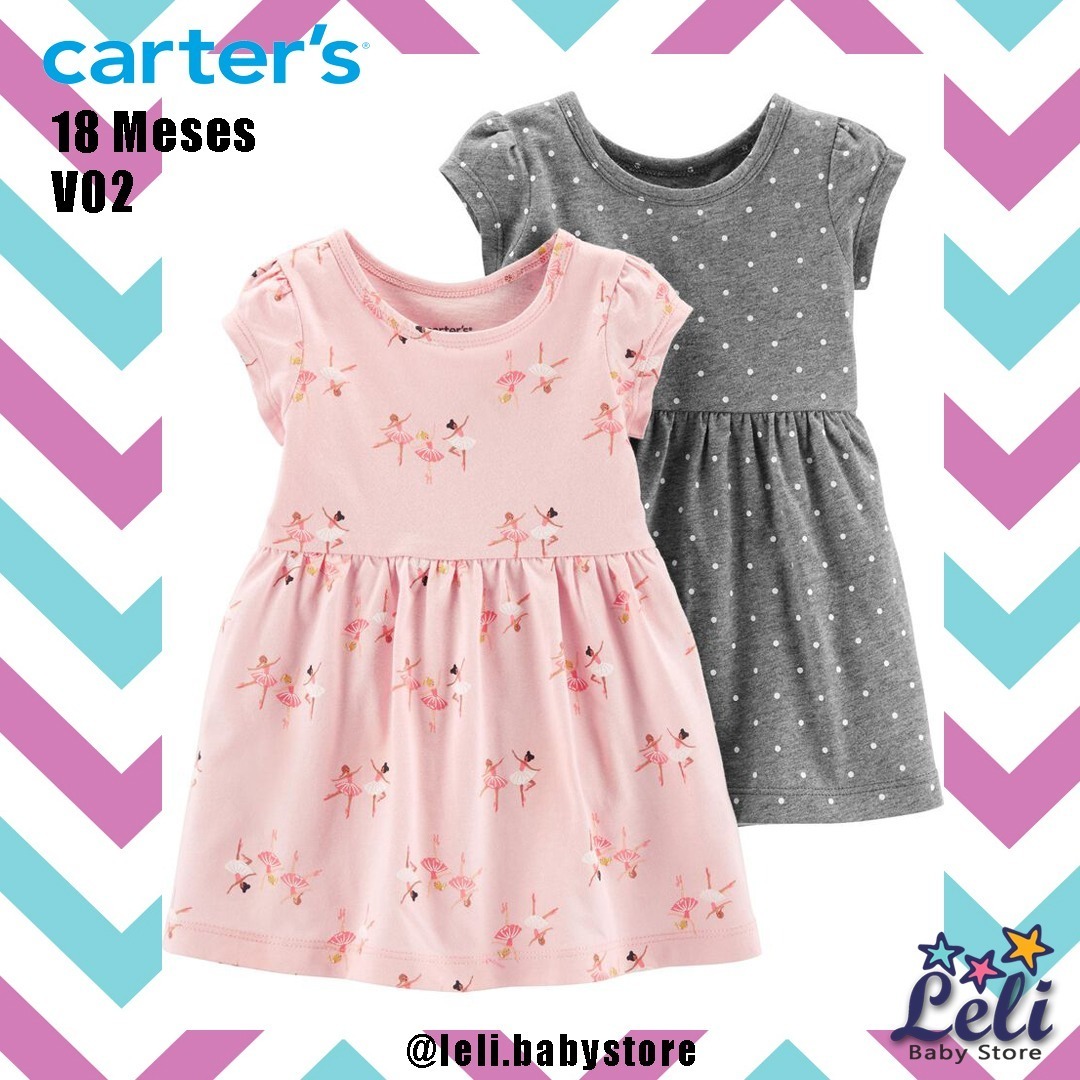 vestidos carters 24 meses