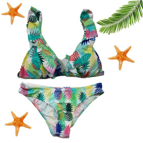 Baño Sexy Turquesa De Azul Traje Diseño Piñas Colores P 2 XPkZiuOwTl