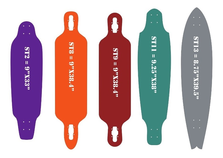 Shape Skate Longboard Customizado Com Sua Arte E Modelo R 180,00 em