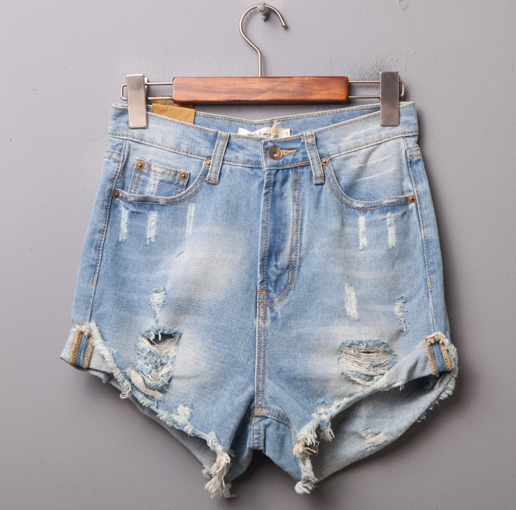 short jeans cintura alta desfiado mercado livre