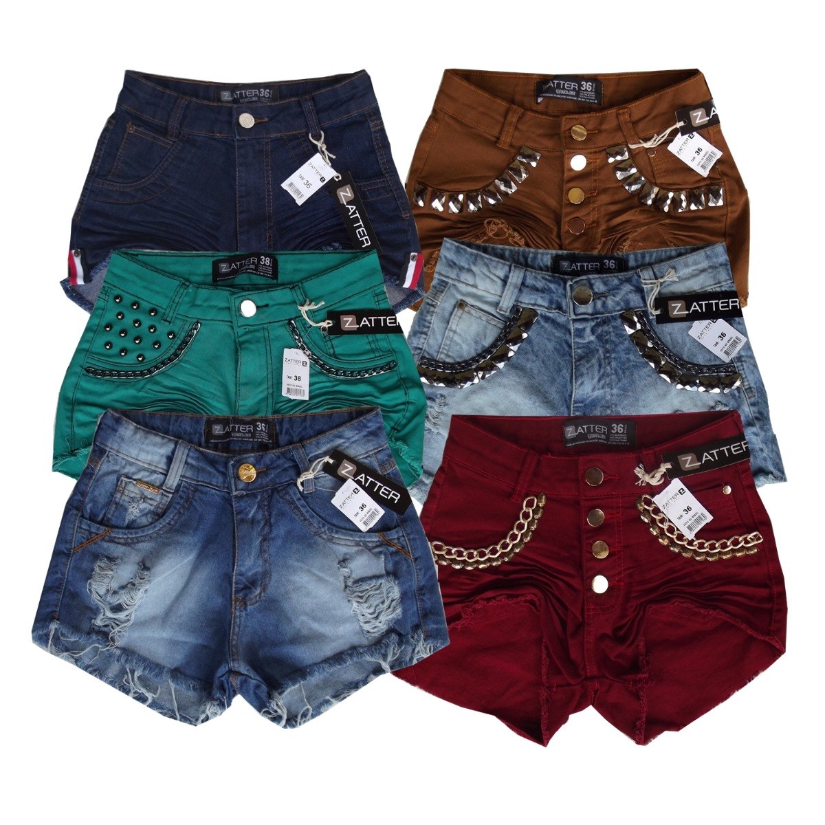 short jeans mercado livre feminino