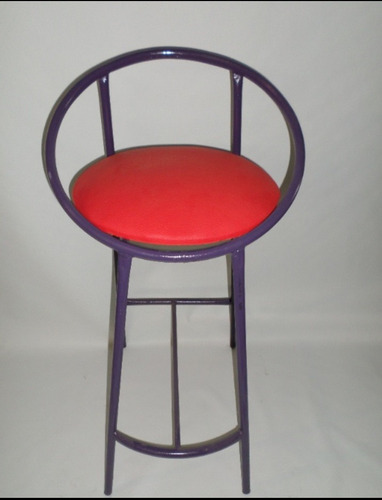 Silla alta tipo bar barra pantry de cocina, banco en metal bs ...