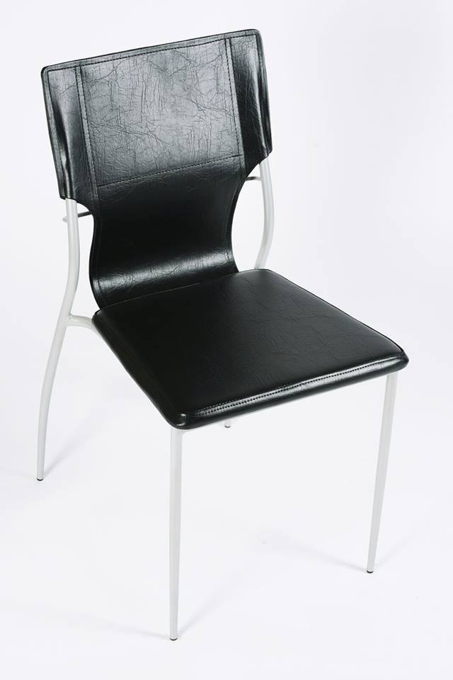 Silla cromada cocina comedor sillas modernas eco cuero 2.684 ... Silla comedor moderna