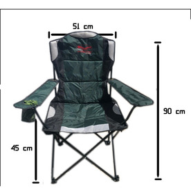 De Acolchado Camping posavaso Plegable 99 Mystix Kg Silla vNOPmn0y8w
