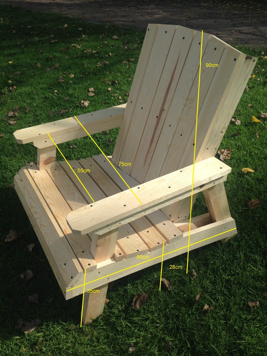 Silla De Madera Jardin Terraza No Adirondack $ 2,500 00 en Mercado Libre Armario Quarto Bebe ~ Silla De Madera Jardin Terraza No Adirondack $ 2,500 00 en Mercado Libre