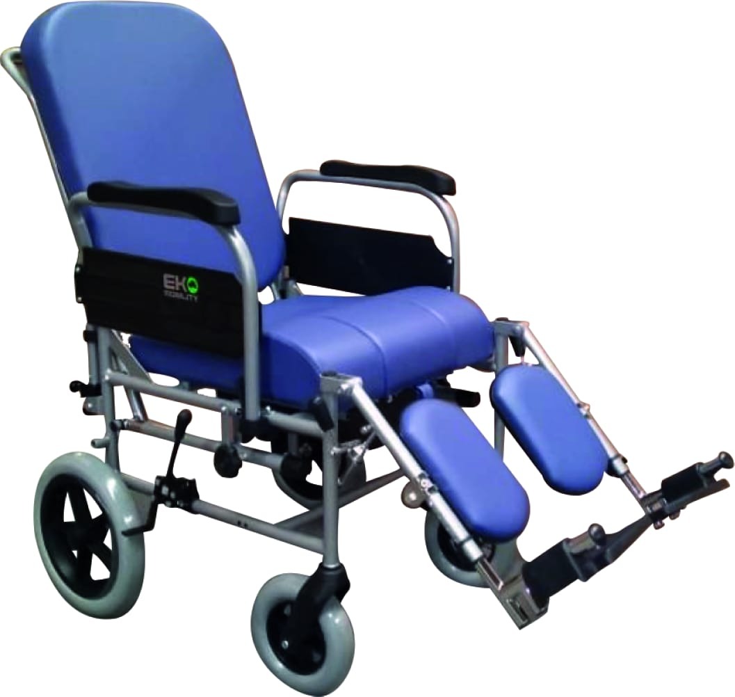 Ruedas Integrado Reclinable Con De Comodo Wc Silla Lujo WEeDI9HY2