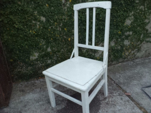 Silla madera antigua vintage 750,00 en mercado libre Silla de madera antigua para porches