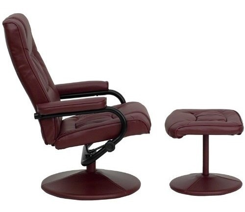 Silla Reclinable De Cuero Perfecto Para Hogar U Oficina Vbf - $ 7,269.
