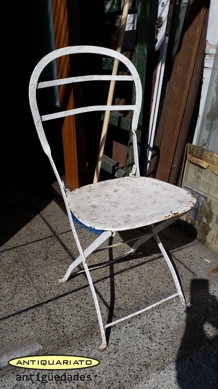 Silla Antigua Plegable2 Quilmes 000 00 De Chapa Original yO0m8PnvNw