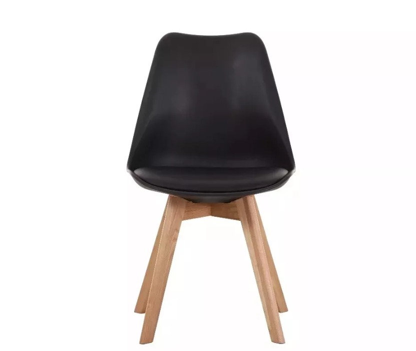 Silla Tulip Negra Diseño Comedor Con Almohadon - $ 1.495,00 en ... Silla Tulip Negra Diseño Comedor Con Almohadon - $ 1.495,00 en ...