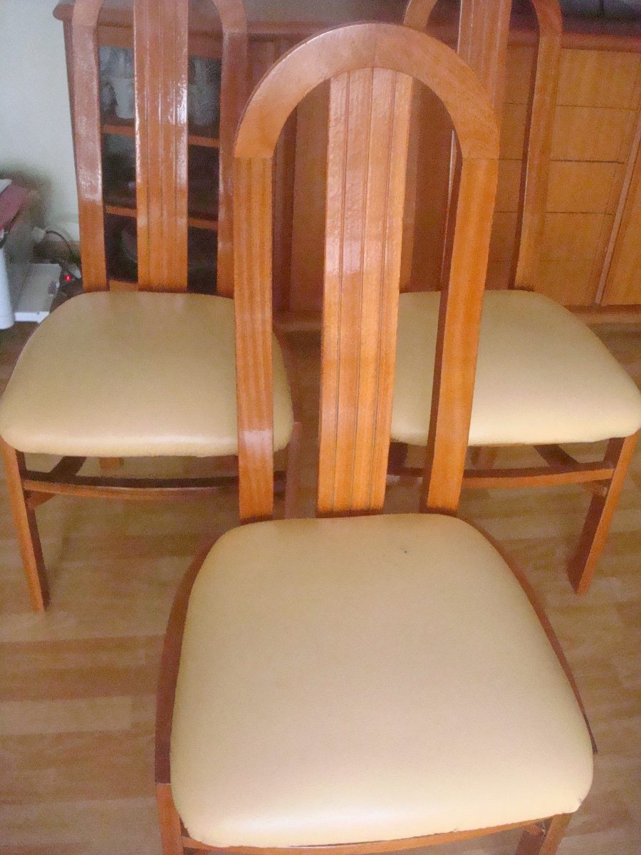 Sillas De Comedor De Madera Maciza Roble Claro Excelentes - $ 3.200 ... Sillas De Comedor De Madera Maciza Roble Claro Excelentes - $ 3.200 ...