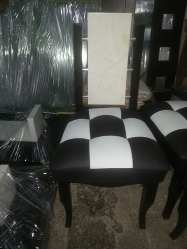Sillas modernas comedor tapizadas madera bs. 85.000,00 en ...