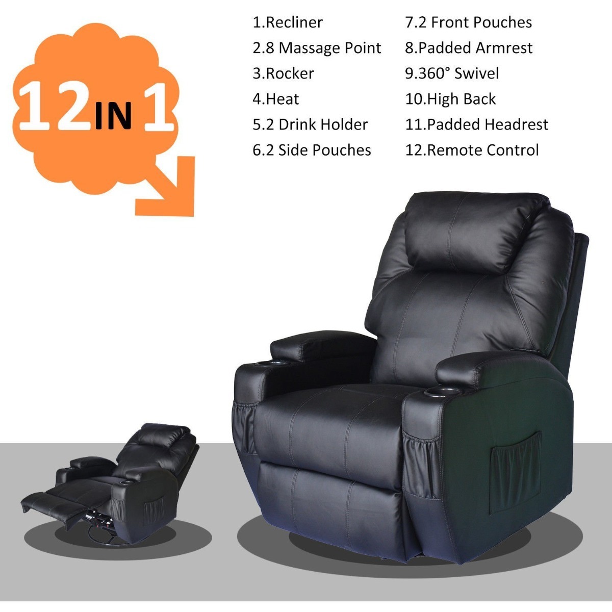 sillon reclinable para masajes sillon para masajes reclinable giratorio con calor a2 0059 sillon reclinable para masajes sillon para masajes reclinable giratorio con calor a2 0059