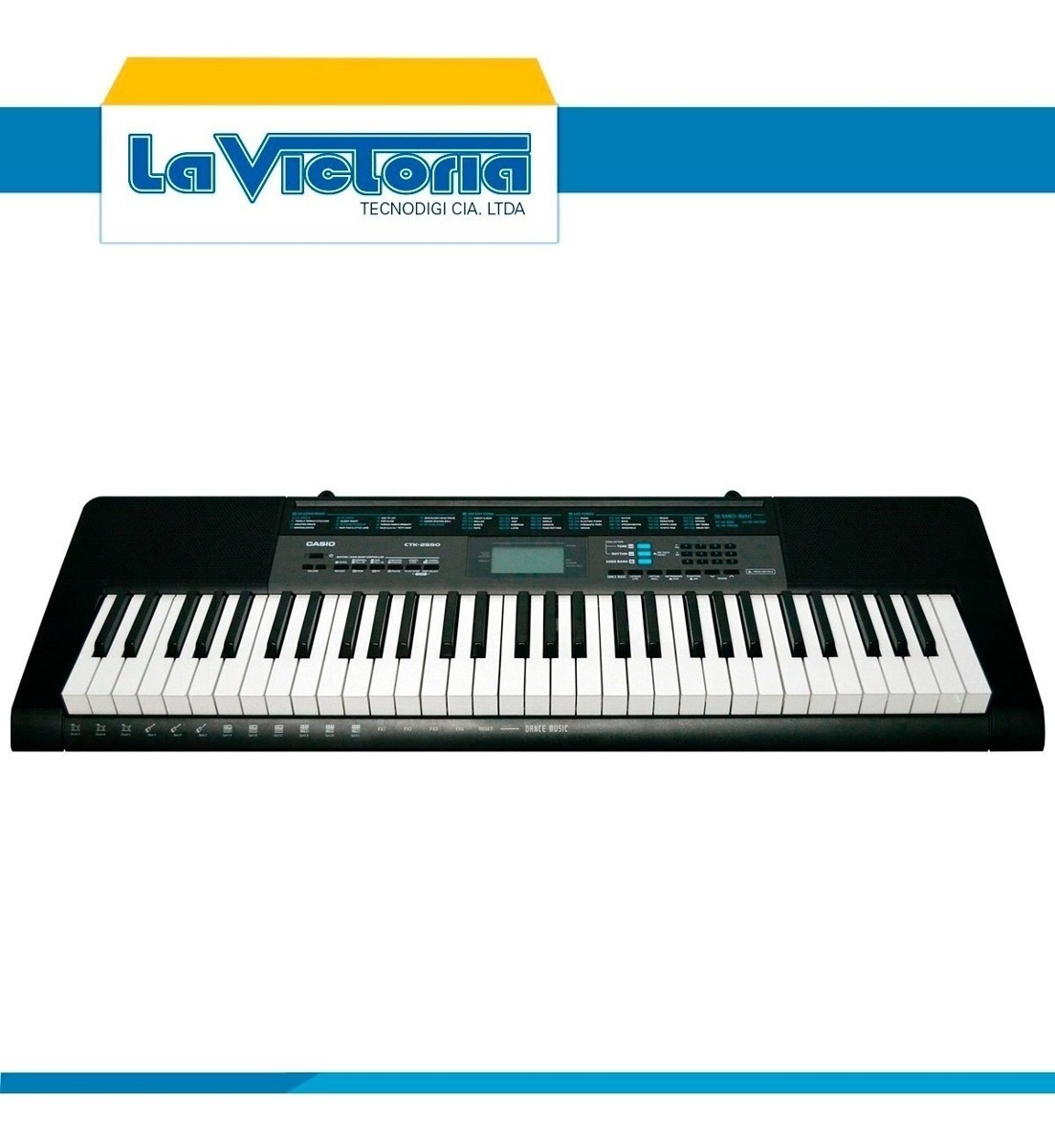 Sintetizador Casio Ctk-2550 5 Octavas - U$S 165,00 en Mercado Libre