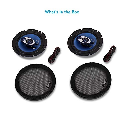 Pyle 4/'/' x 6/'/' Three Way Sound Speaker System Pro Mid Range Triaxial Loud A...