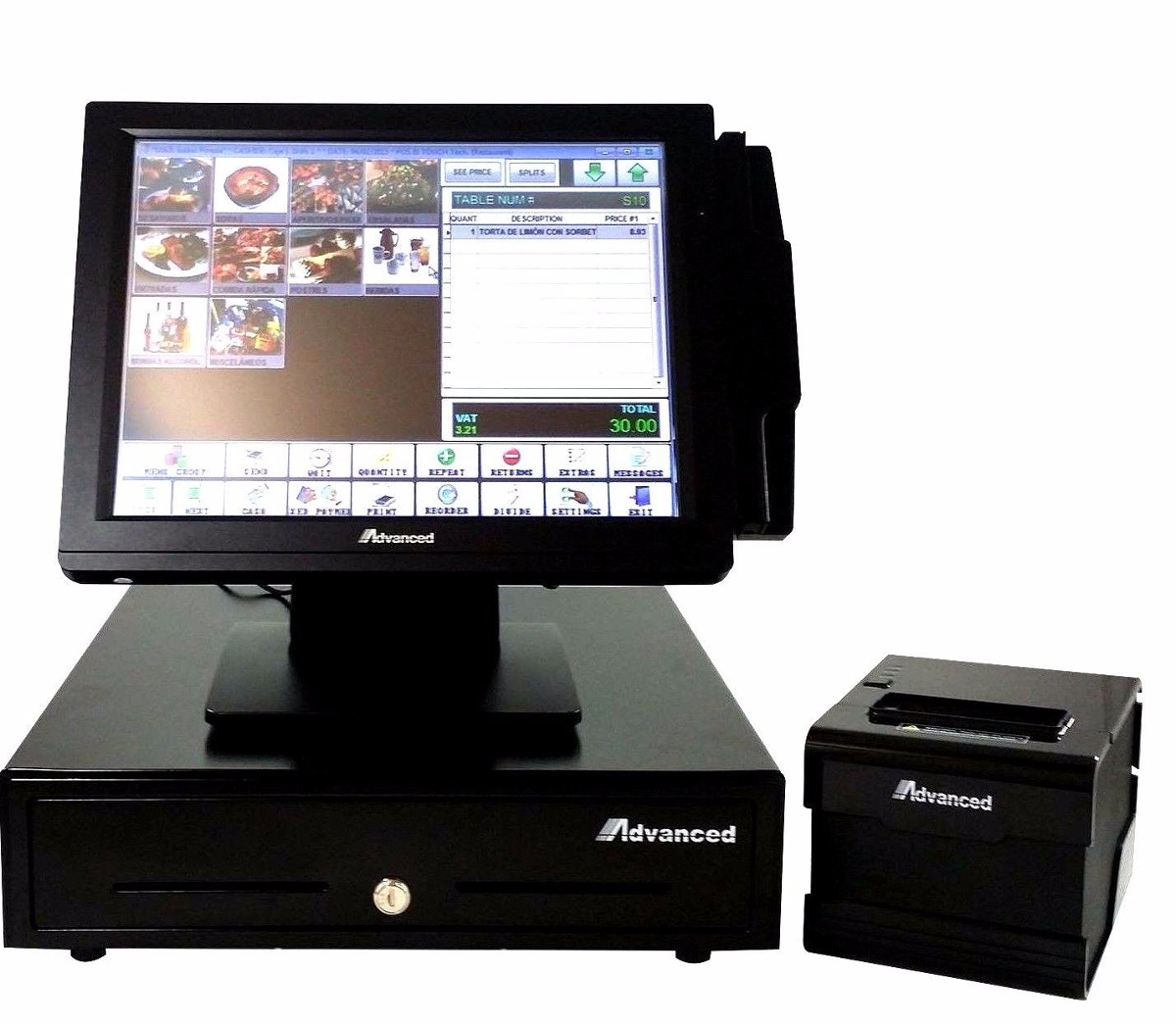 Sistema Punto Venta Monitor Touch Screen Impresora Caja