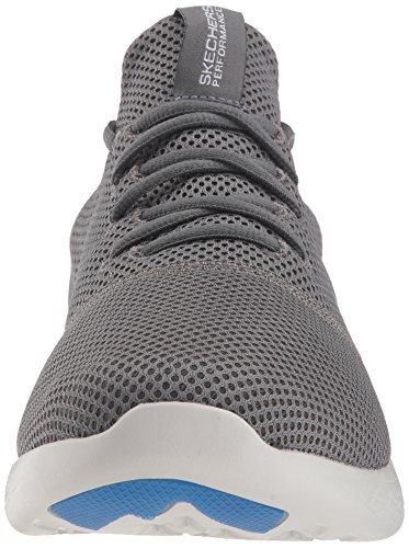 skechers go run 5 hombre plata