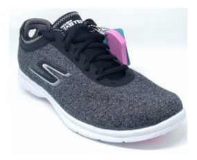 skechers go step hombre negro