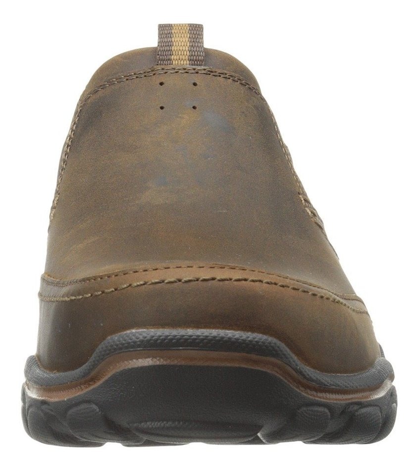 skechers relaxed fit marron