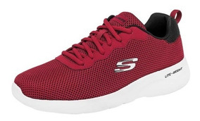 skechers synergy hombre rojas
